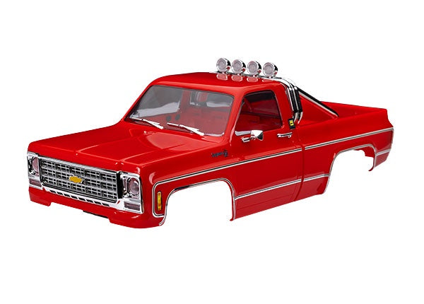 Traxxas - 9811-RED Body Chev K10 (Red) Complete