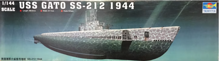 Trumpeter - 1/144 USS Gato SS-212 1944