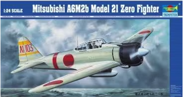 Trumpeter - 1/24 A6m2b Model21 Zero Fighter