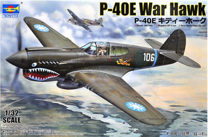 Trumpeter - 1/32 Curtiss P-40E War Hawk