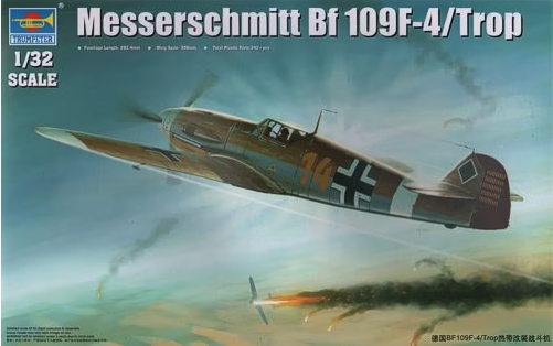 Trumpeter - 1/32 Messerschmitt Bf 109F-4/Trop