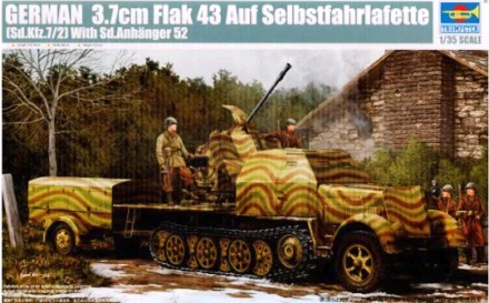 Trumpeter - 1/35 German 3.7cm Flak 43 Ausf Selbstfahrlafette