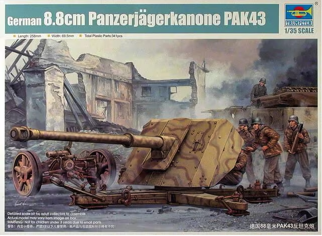 Trumpeter - 1/35 German 88mm Pak43/41