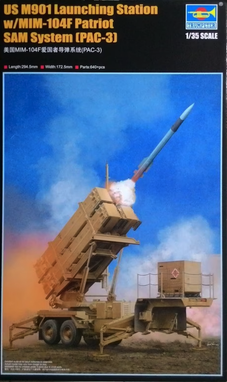 Trumpeter - 1/35 US M901 Launching Station w/MIM-104F Patriot SAM System (PAC-3)