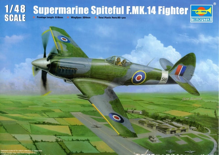 Trumpeter - 1/48  Supermarine Spiteful F.Mk.14 Fighter