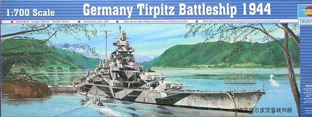 Trumpeter - 1/700  Battleship Germany Tirpitz 1944