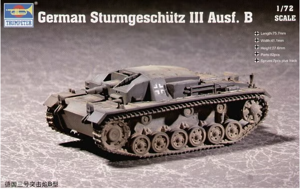 Trumpeter - 1/72 German Sturmgeschutz III Ausf. B
