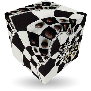 V-CUBE - 3 V-Collection - Chessboard Illusion (Flat Shape)