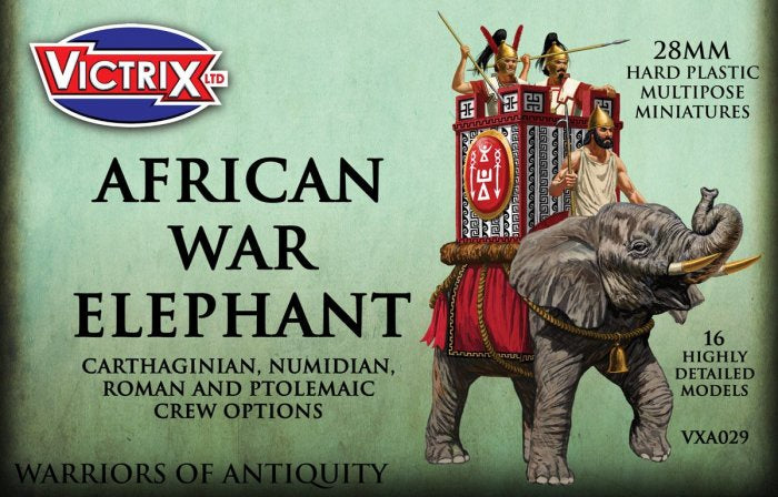 Victrix - African War Elephant (16 Plastic Figs.)