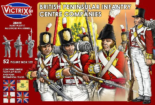 Victrix - British Peninsular Infantry Centre Company (52 Plastic Figs.)