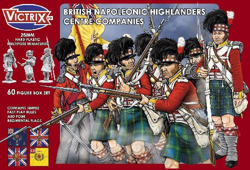 Victrix - Highland Infantry Centre Companies (60 Plastic Figs.)