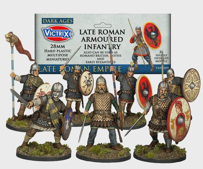Victrix - Late Roman Armoured Infantry (36 Plastic Figs.)