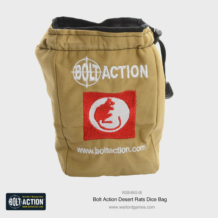 Warlord - Bolt Action  Dice Bag - Desert Rats