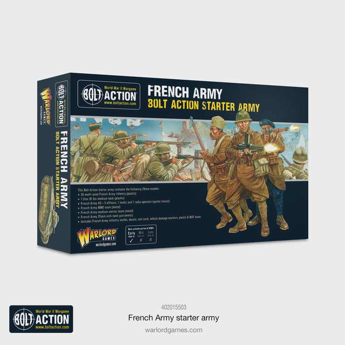 Warlord - Bolt Action  French Army Starter Army