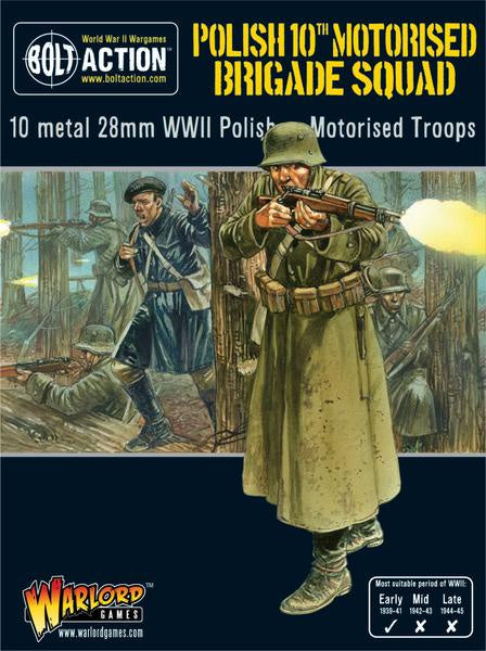Warlord - Bolt Action  Polish 10th Motorised Brigade squad