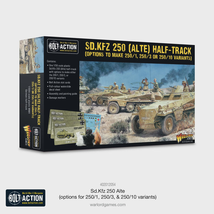 Warlord - Bolt Action  Sd.Kfz 250 (Alte) Half-Track (250/1, 250/3 or 250/10 variants)