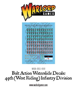 Warlord - Bolt Action Decals - British 49th (West Riding) Infantry Division