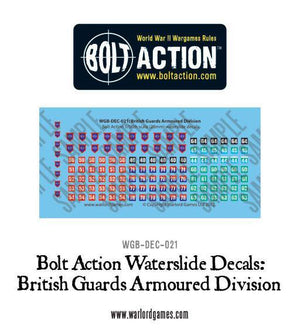 Warlord - Bolt Action Decals - British Guards Armoured Division