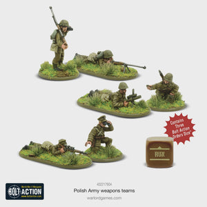 Warlord - Bolt Action Polish Army Weapons Teams
