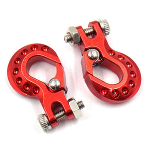 Xtra Speed - 1/10 Aluminum Metal Hook Scale Accessory Red (2pcs)