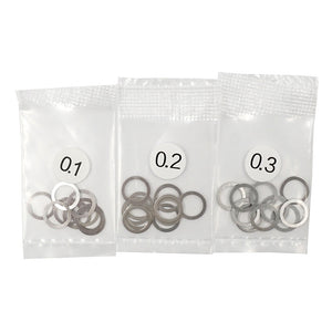 Yeah Racing - 6x8mm Stainless Spacer Set .1 .2 .3mm