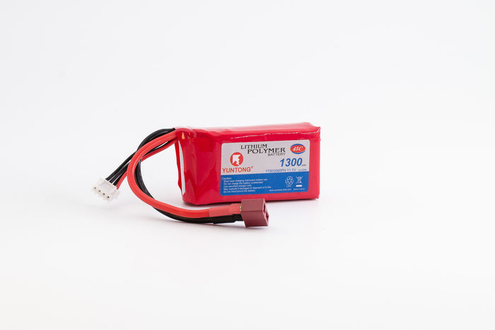 Yuntong - 11.1V Battery 1300mAh Lipo 45C (Deans)