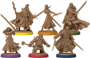 Zombicide: Black Plague survivor miniatures