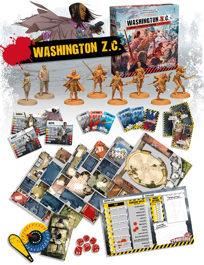  Zombicide Box of Zombies 1 Ultimate Survivors Board Game : Toys  & Games