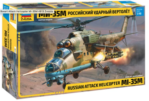 Zvezda - 1/48 Russian Attack Helicopter MI-35M