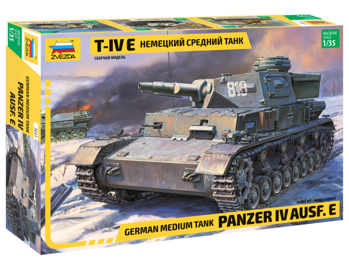 Zvezda - 1/35 Panzer Iv Ausf.E