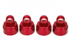 Traxxas - 3767X - Shock Caps Aluminum - Ultra Shocks (Red) (RU/SL/BAN)
