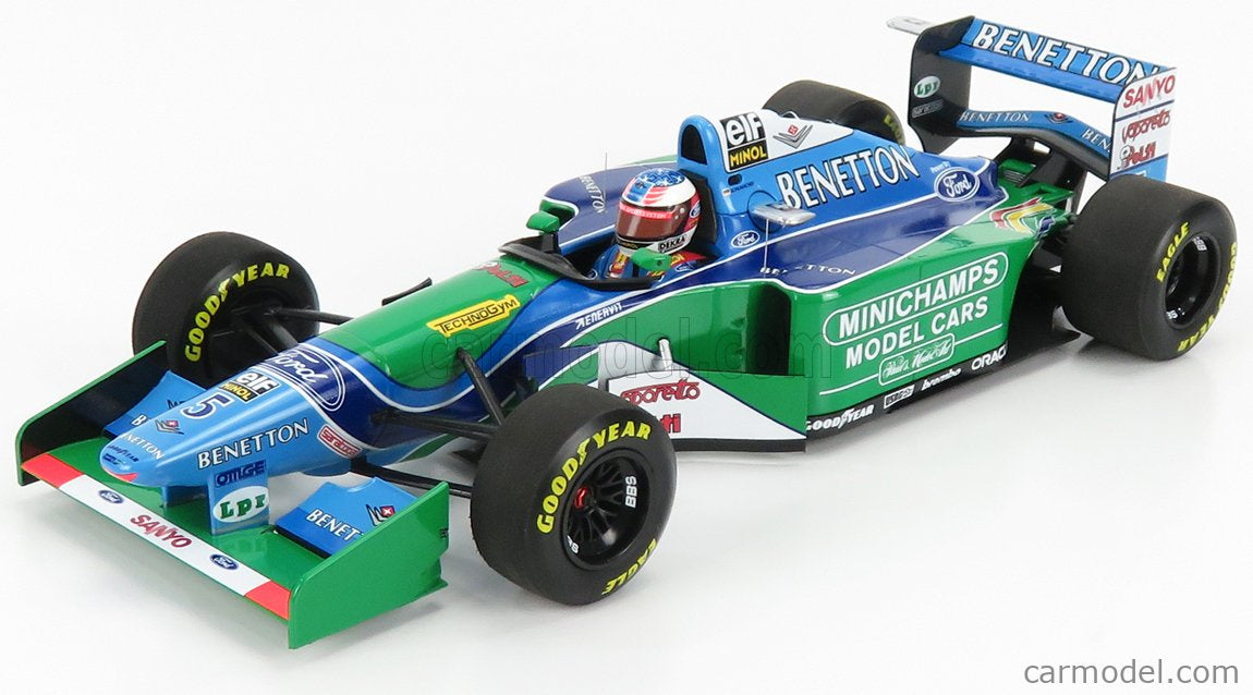 MINICHAMPS 1:43 BENETTON-FORD B194 Jos Verstappen - 1994 GP de Belgique MINICHAMPS 1:43 BENETTON-FORD B194 Jos Verstappen - 1994 GP de Belgique