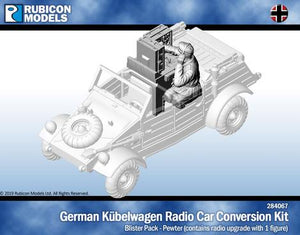 Rubicon Models - 1/56 Kubelwagen Radio Car Conversion with Crew