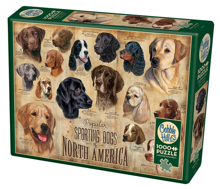 Cobble Hill - Sporting Dogs (1000pcs)