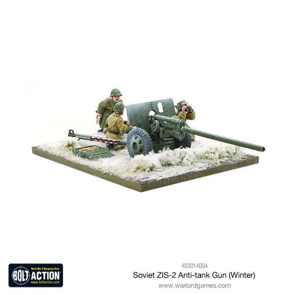 Warlord - Bolt Action  Soviet ZIS-2 anti-tank Gun (Winter)