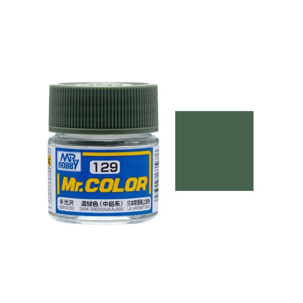 Mr.Color - C129 Dark Green (NAKAJIMA) (Semi-Gloss)