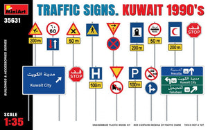 Miniart - 1/35 Traffic Signs Kuwait 1990s