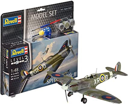 Revell - 1/48 Spitfire Mk.II (Model Set Incl.Paint)