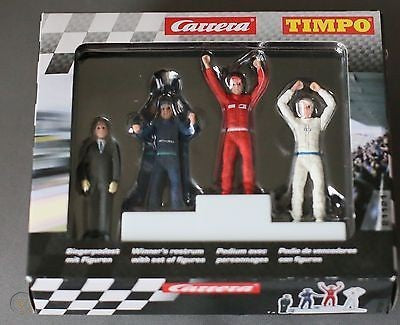 Carrera - Winner's rostrum with set of figures