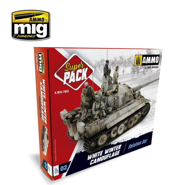 AMMO - 7803 SUPER PACK White Winter Camouflage