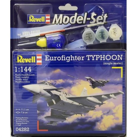 Revell - 1/144 Eurofighter Typhoon (Model set Incl.Paint)