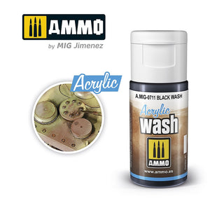 AMMO - 0711 Acrylic WASH Black Wash