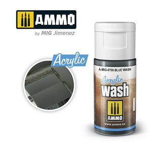 AMMO - 0706 Acrylic WASH Blue Wash