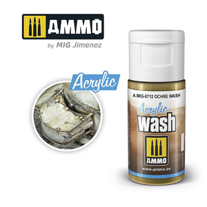 AMMO - 0712 Acrylic WASH Ochre Wash
