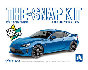 Aoshima - 1/32 Toyota 86 Bright Blue (The Snap Kit)