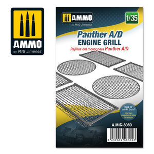 AMMO 8089 - 1/35 Panther A/D Engine Grilles (Resin)