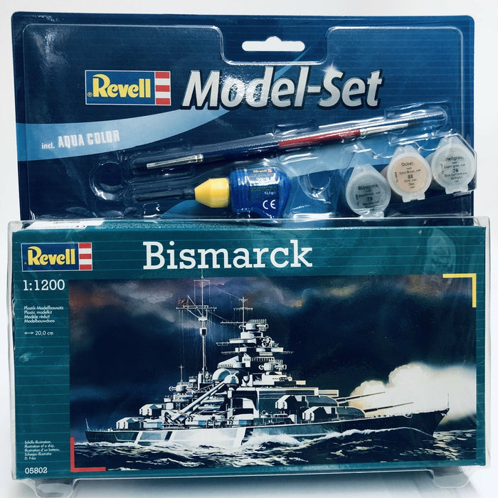 Revell - 1/1200 Bismarck (Model Set Incl. Paint)