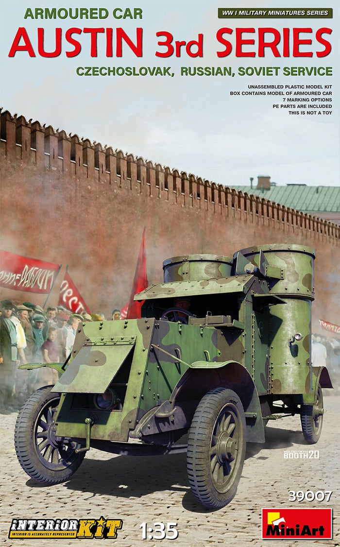 Miniart - 1/35 Austin Armoured Car: Czechoslovak/Russian/Soviet Service w/ Interior Kit