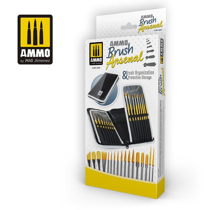 AMMO - Brush Arsenal - Brush Organization & Protective Storage