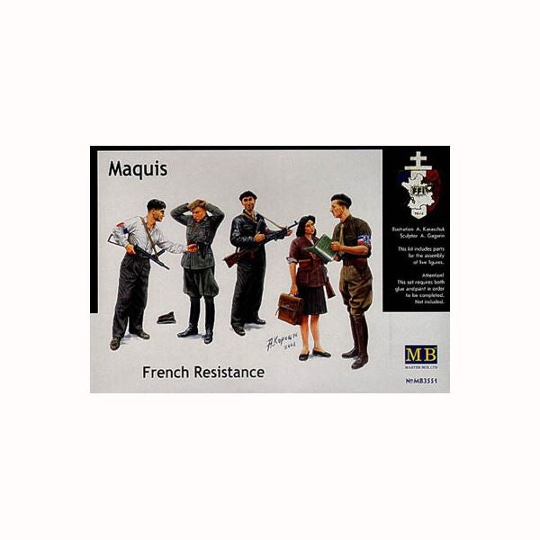 Master Box - 1/35 Marquis French Resistance